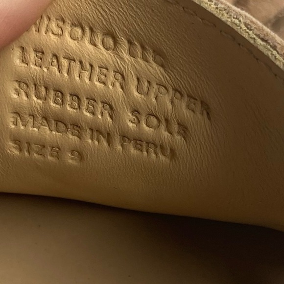 Nisolo Womens Huarache Sandal Flats Artisanal Almond size 9 Leather Upper - Picture 15 of 16